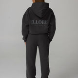 Boxy Oversized Hoodie - Vintage Black