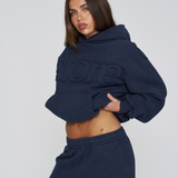 Heavyweight Adjustable Hoodie - Navy