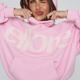 Heavyweight Adjustable Hoodie - Pink