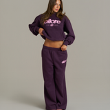 Boxy Adjustable Hoodie - Plum