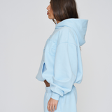 Heavyweight Adjustable Hoodie - Sky Blue