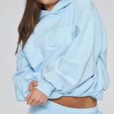 Heavyweight Adjustable Hoodie - Sky Blue