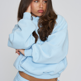 Heavyweight Adjustable Hoodie - Sky Blue