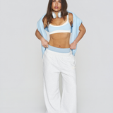 Heavyweight sweatpants - White Marle