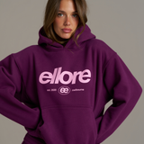 Boxy Adjustable Hoodie - Grape