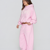Heavyweight Adjustable Hoodie - Pink