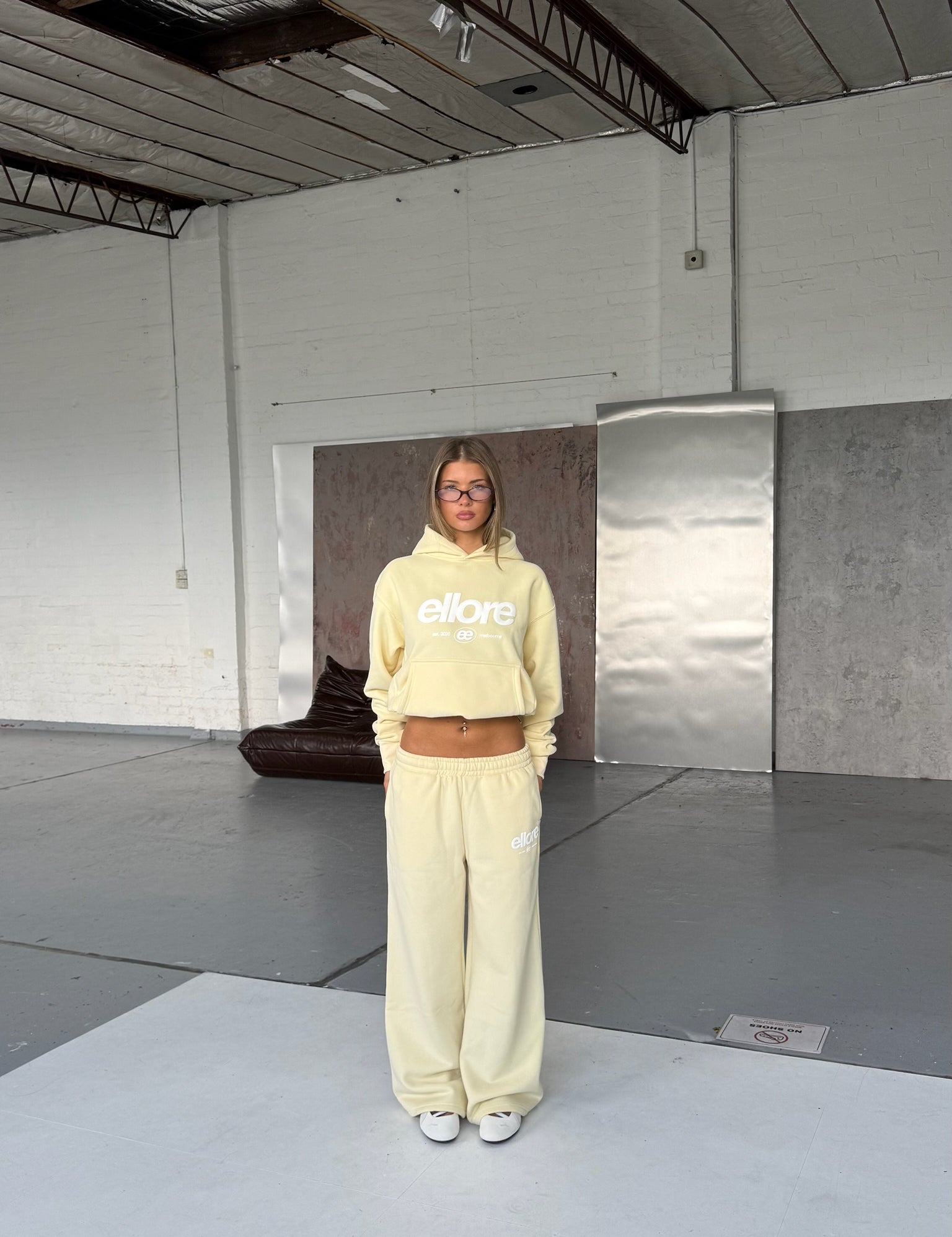 Wide Leg Sweatpants - Butter Yellow 2.0