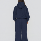 Heavyweight Adjustable Hoodie - Navy