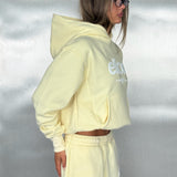 Boxy Adjustable Hoodie - Butter Yellow 2.0