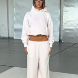 Wide Leg Sweatpants - Bunny Pink 2.0