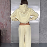 Wide Leg Sweatpants - Butter Yellow 2.0