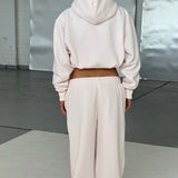 Wide Leg Sweatpants - Bunny Pink 2.0