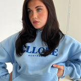 Sky Blue Boxy Oversized Hood