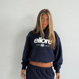 Boxy Adjustable Hoodie - New Navy